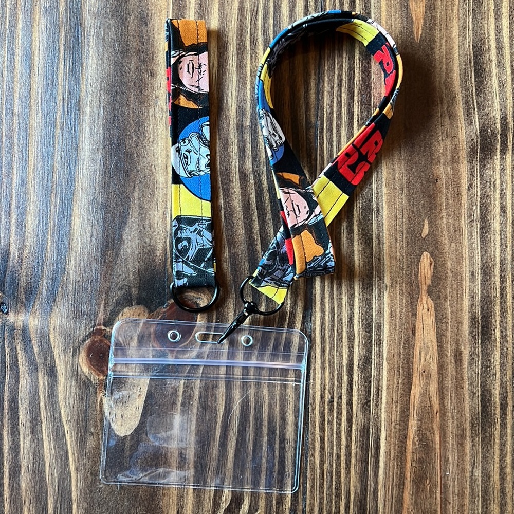 Kid’s Lanyard & Keychain Combo - Approx 13” in length - Star Wars